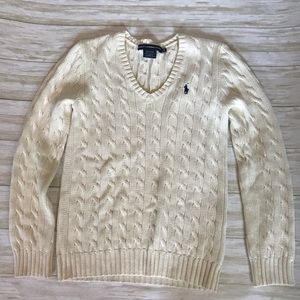 Ralph Lauren Chunky Cable sweater size medium